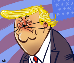 DONALD TRUMP'S MASK by Kap