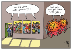 DONE WITH COVID-19 by Arend van Dam