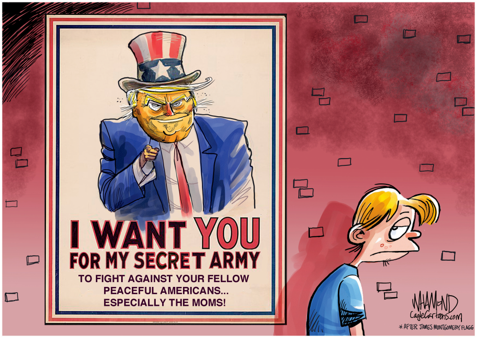 I want you in the Trump army