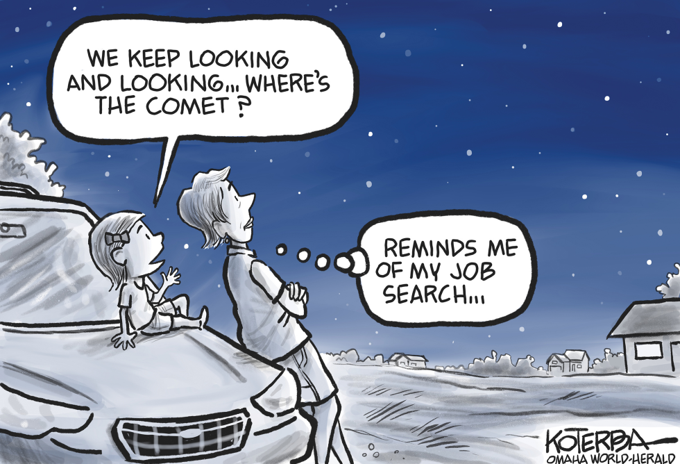 Searching for Comets and Jobs
