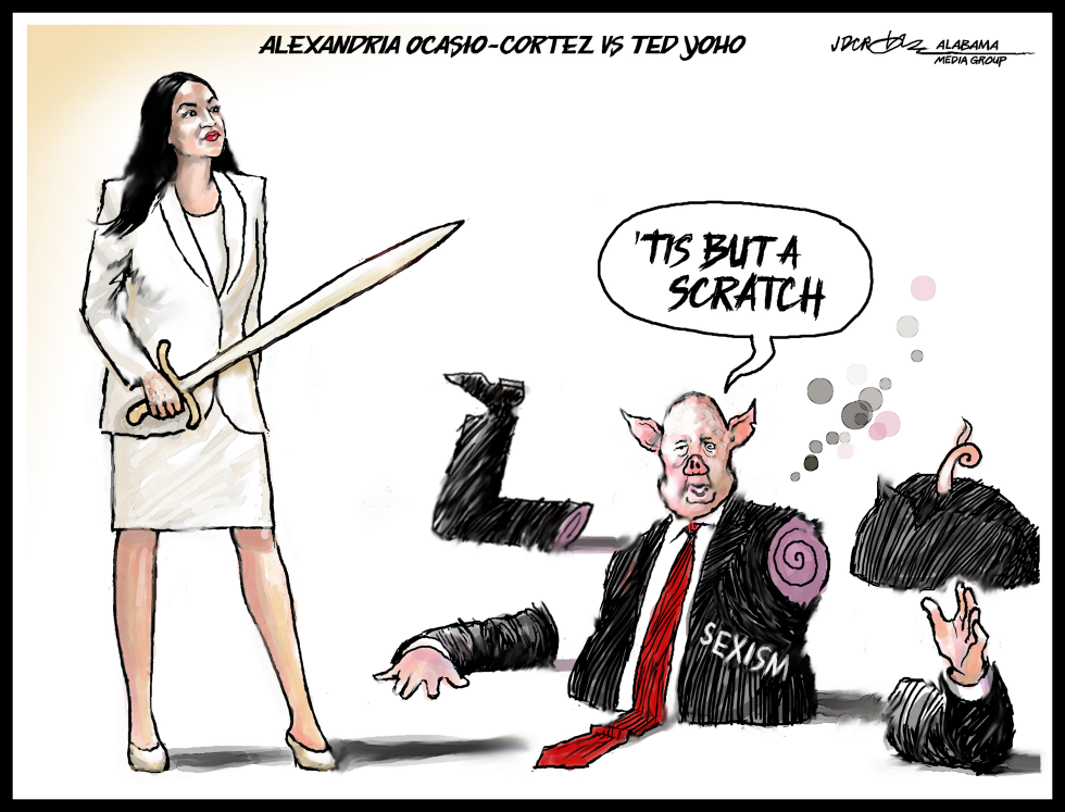 AOC vs Sexist Pig Yoho