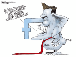 GAETZ AND ZUCKERBERG by Bill Day