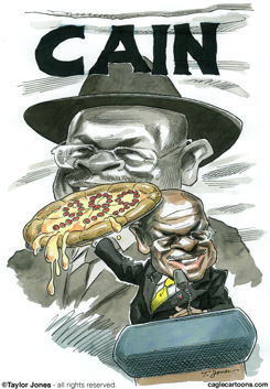 HERMAN CAIN 1945-2020 by Taylor Jones