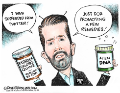 DON JR TWITTER SUSPENSION by Dave Granlund