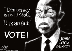 JOHN LEWIS  by Pat Bagley