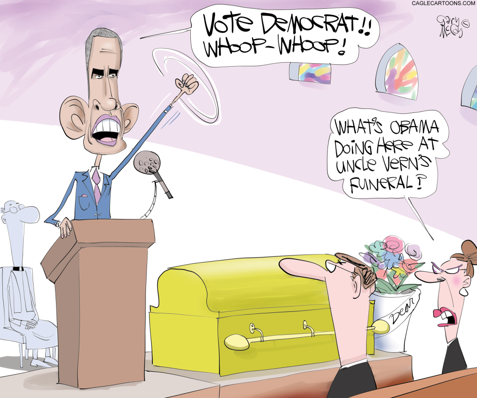 Obama Funeral Crasher
