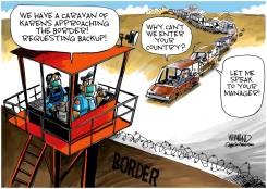 CARAVAN OF KARENS by Dave Whamond