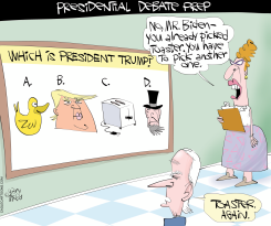 BIDEN DEBATE PREP by Gary McCoy