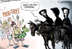 FOUR HORSEMEN by Joe Heller
