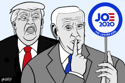 BIDEN, THE LESSER EVIL by Rainer Hachfeld