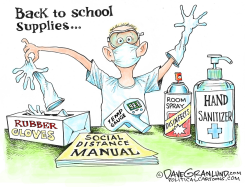 BACK TO SCHOOL 2020 by Dave Granlund