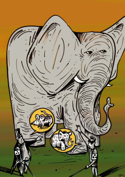 ELEPHANT AND THE MOUSE by Oguz Gurel