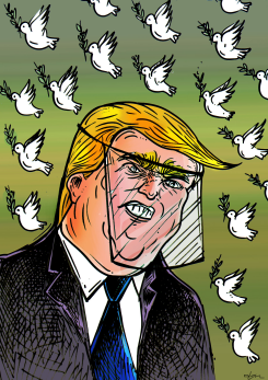 TRUMPS MASK by Oguz Gurel