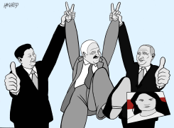 LUKASHENKO AND FRIENDS by Rainer Hachfeld
