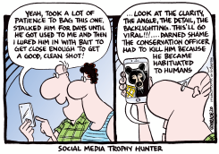 SOCIAL MEDIA TROPHY HUNTER by Ingrid Rice