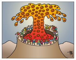 CORONA VOLCANO by Arend van Dam