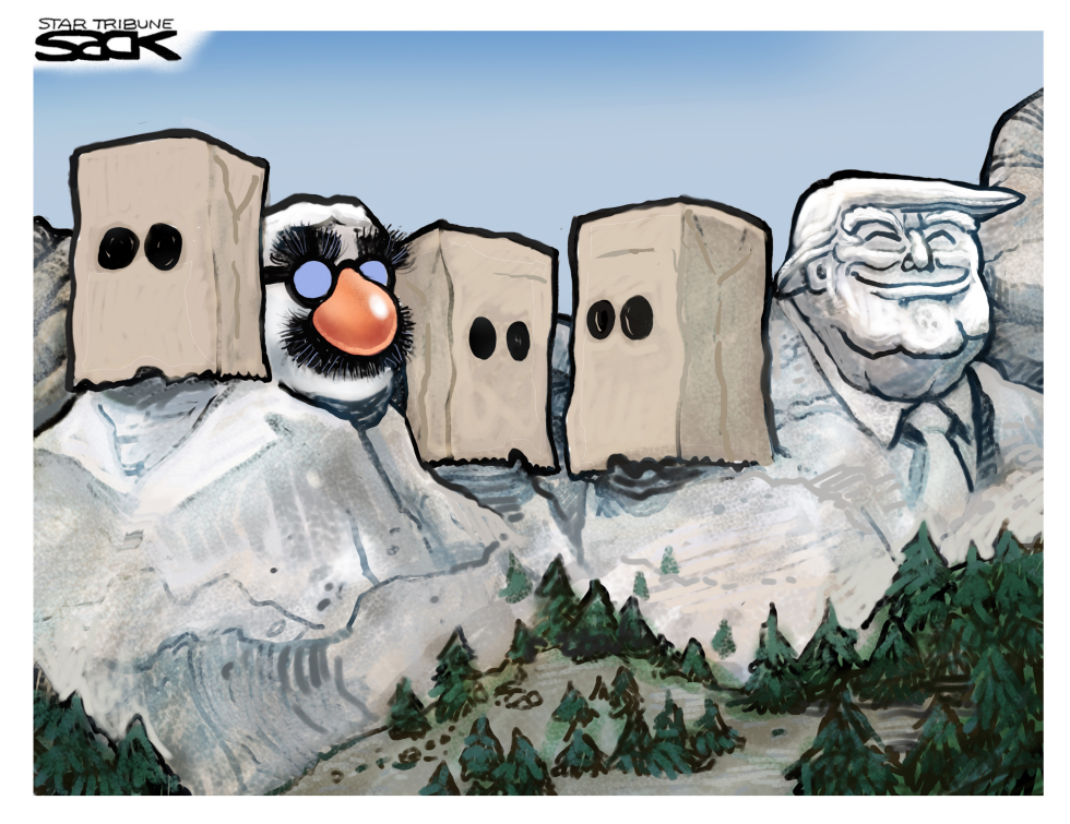 Trump Rushmore or Less