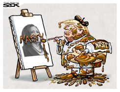 NASTY KAMALA by Steve Sack