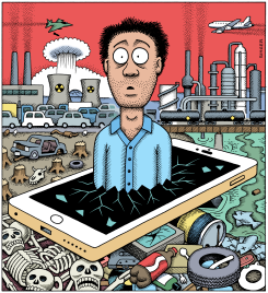 BACK TO REALITY by Andy Singer