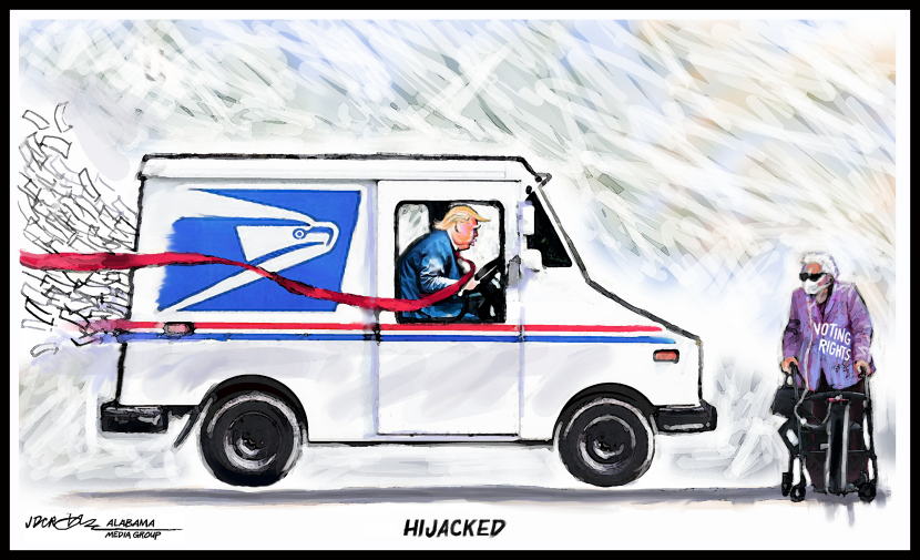 Trump Hijacks USPS
