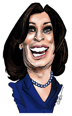 KAMALA HARRIS by Damien Glez