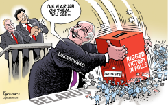 BELARUS RIGGED VICTORY by Paresh Nath