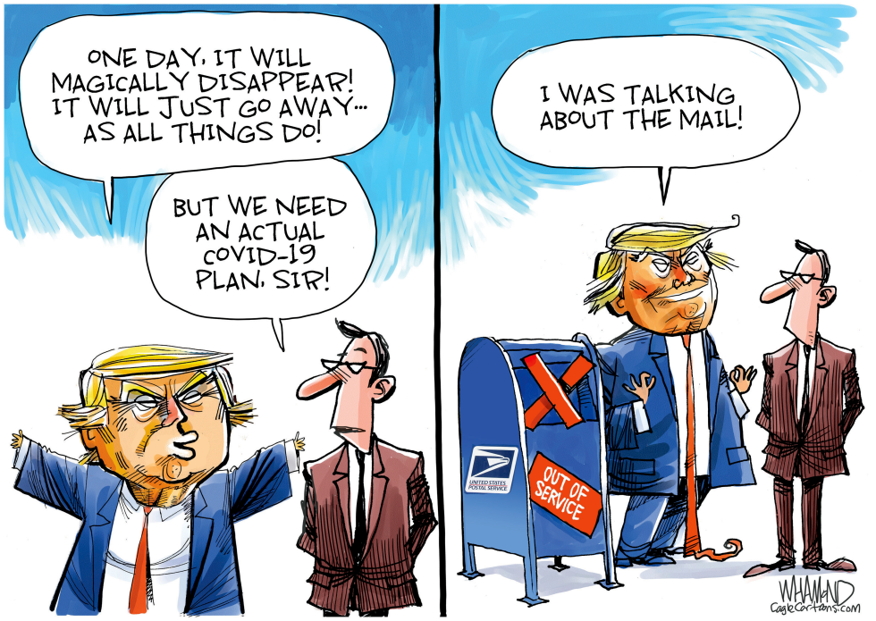 Trump goes postal
