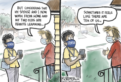 THE CENSUS AND COVID MATH by Jeff Koterba