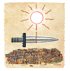 CLIMATE CHANGE THREAT TO THE THIRD WORLD by Peter Kuper