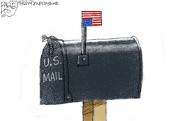 POSTAL DISTRESS  by Pat Bagley
