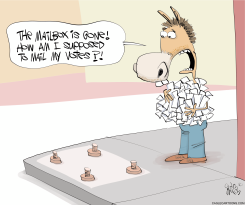 MISSING MAILBOXES by Gary McCoy