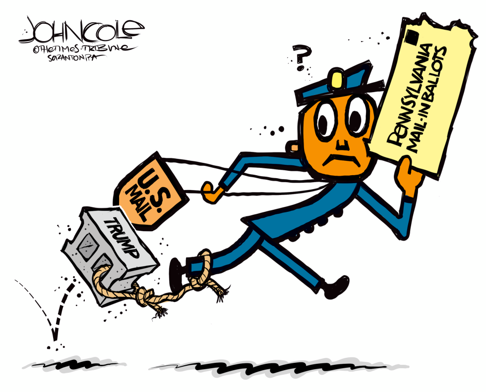LOCAL PA -- Mail-in ballots slowed