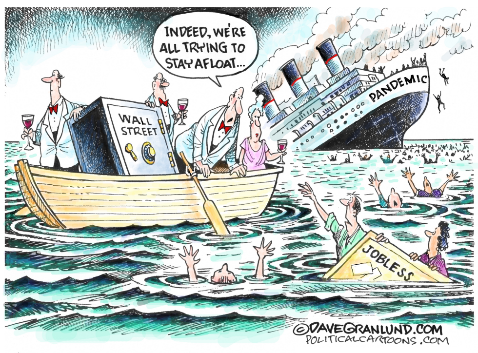 Wall St and Pandemic Jobless