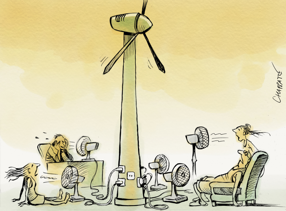 Heat Wave Wind Power Repost