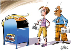 TRUMP MAIL by Dave Whamond