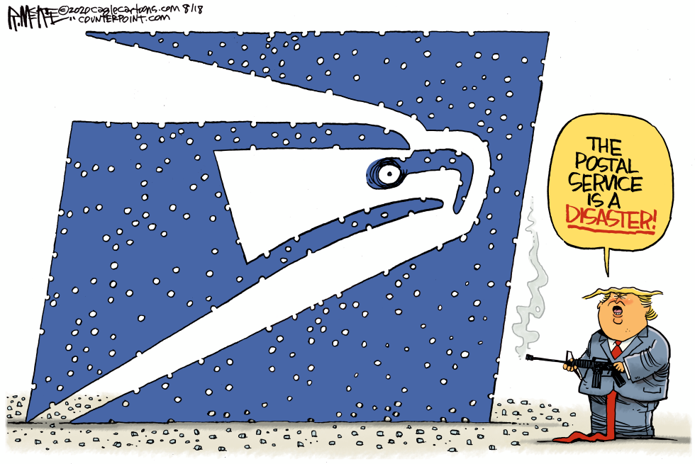 Trump Goes Postal
