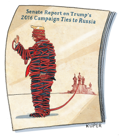 TRUMP'S TIES TO RUSSIA by Peter Kuper