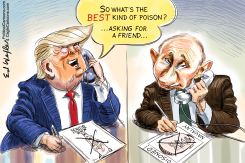 TRUMP PUTIN POISON by Ed Wexler