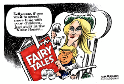 KELLYANNE CONWAY LEAVING WHITE HOUSE by Jimmy Margulies