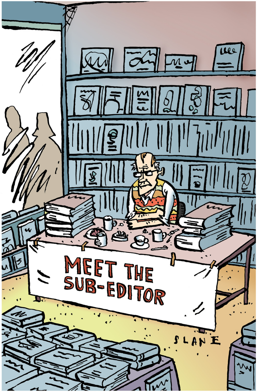 Sub-editor Bookshop Signing -- color