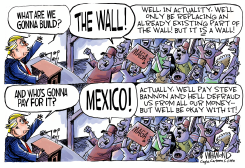 BUILD THE WALL!  by Dave Whamond