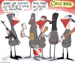 BIDEN FANS FLAMES by Gary McCoy