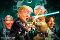 TRUMP VS. BIDEN by Bart van Leeuwen