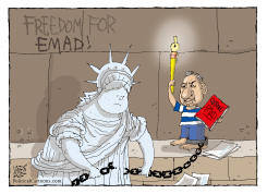 FREEDOM FOR EMAD by Nikola Listes