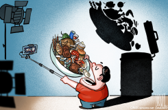 EATING FOR CLICKS by Luojie