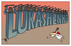 LUKASHENKO VIOLENCE by Arend van Dam