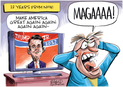 MAKE AMERICA GREAT AGAIN AGAIN AGAIN AGAIN by Dave Whamond
