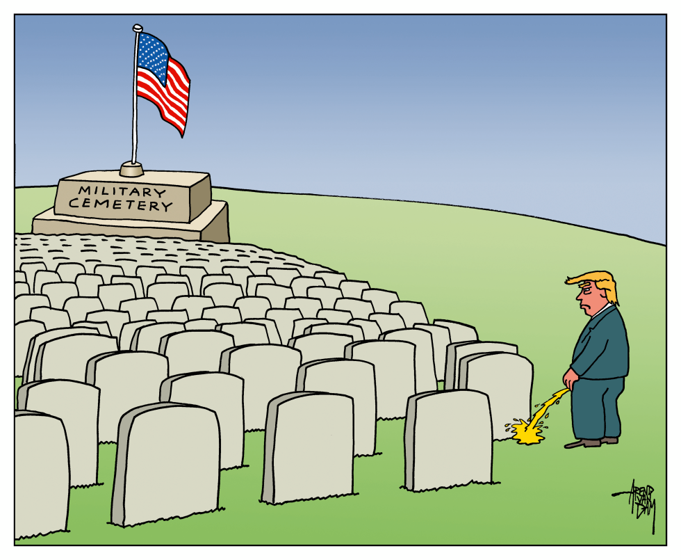 Military Cemetery and Trump