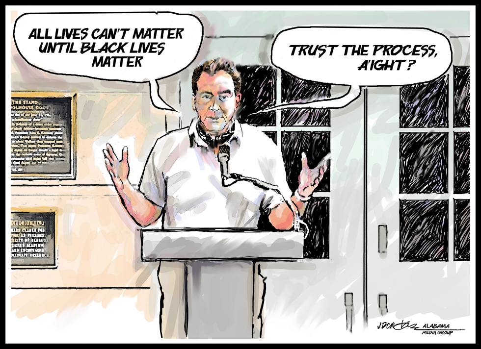 Nick Saban #BLM