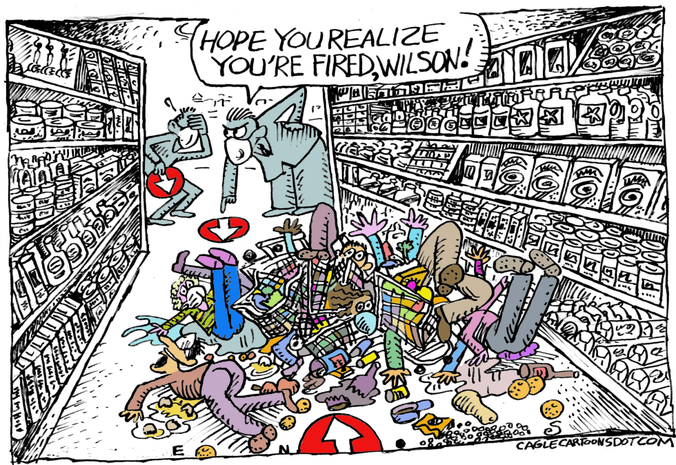 One-way aisles